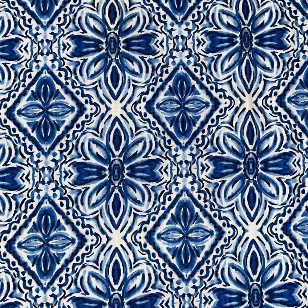 Rafaella women’s blue tribal geo print midi dress with cut out detail - Picture 3 of 7